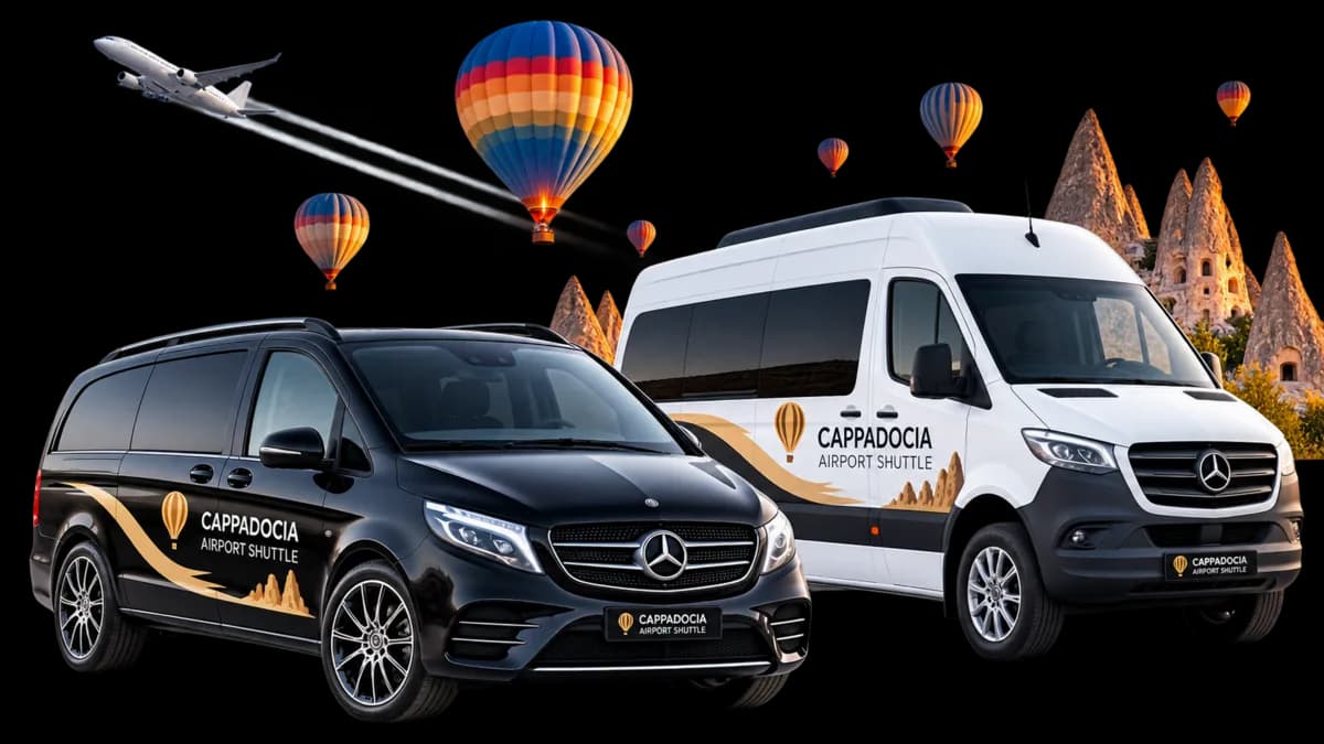 Cappadocia Airport Shuttle Mercedes Vito and Sprinter vehicles